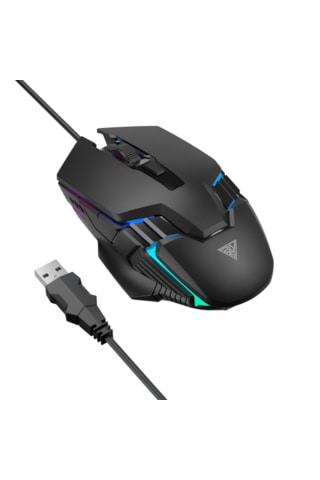 Gamdıas Aura Gs4, Çok Renkli Aydınlatma, Usb Kablolu, 6 Tuşlu, Gaming Mouse, 3.600 Dpı, Siyah Gs4