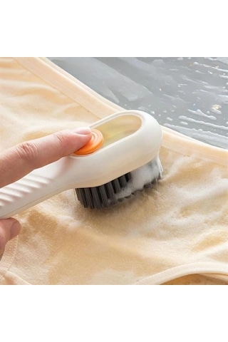 Deterjan Hazneli Çok Amaçlı Ayakkabı Ve Bot Temizleme Fırçası - Pratik Yıkama Fırçası Çok Renkli