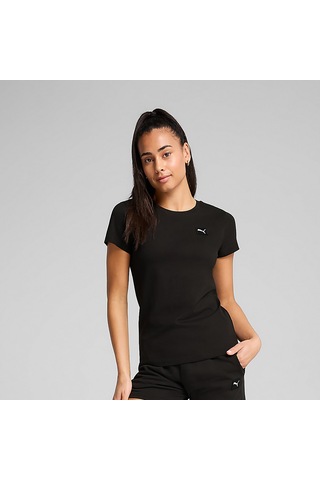 Puma Essentials Elevated Kadın Siyah Tişört 690894-01 Siyah