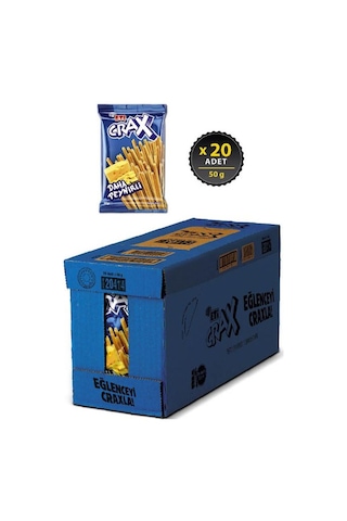 Eti Crax Peynirli Çubuk Kraker 20 x 50 G