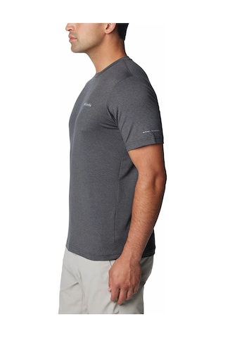 Columbia Ao5545 Tech Trail Crew Neck Iı Erkek T-shirt-29978 Koyu Gri