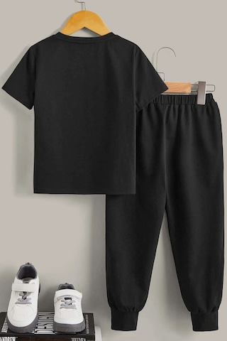 Çocuk Chinese Dragon Alt - Üst Eşofman Takımı Siyah