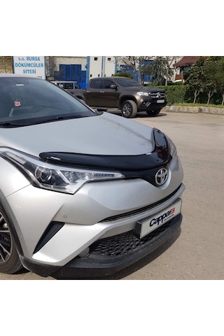 Cappafe Toyota Uyumlu C-Hr Ön Kaput Koruyucu Rüzgarlık 4Mm Abs 2016-2