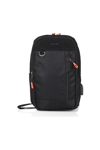 Ççs 71296 Usb Çapraz Omuz Çantası Siyah
