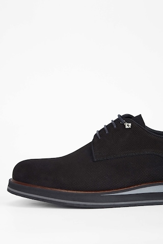 Tamer Tanca Erkek Hakiki Deri Siyah Nubuk Casual Ayakkabı 183 25402 Erk Ayk Sk22/23 Syh Nbk/bsk Nbk Siyah