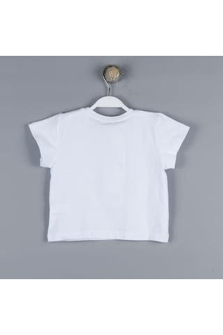Xo Kids P-003339 Bes 3920 Kız Bluz 2-6 Yaş Beyaz