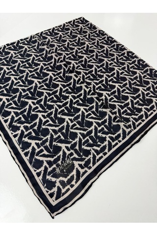 İpekal Soft Pamuk Eşarp-90 X 90 -06099 Lacivert