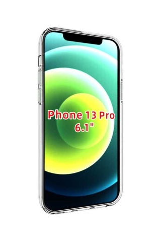 Apple Uyumlu iPhone 13 Pro Uyumlu Zore Süper Silikon Kılıf-renksiz Renksiz -