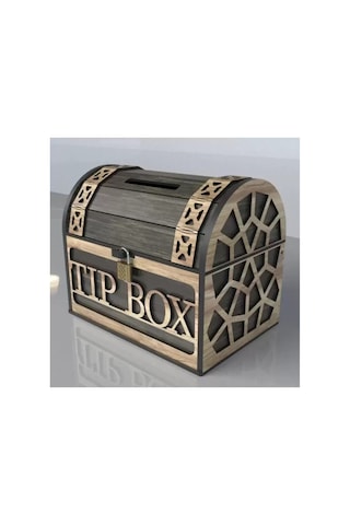 Klitli Tip Box Bahşiş Kutusu Ve Kumbara Sandık Tipi Tipbox Cn
