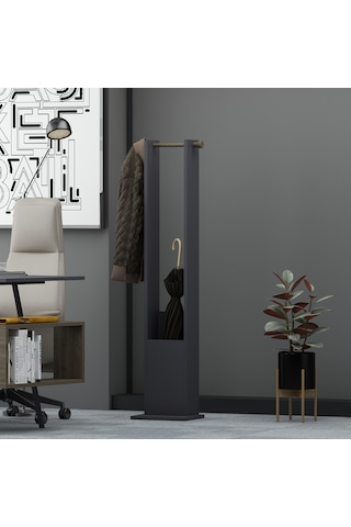 Lagomood Joline Şemsiyelik Askılık Antrasit Ceviz Antrasit - Ceviz