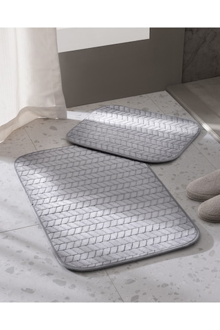 Madame Coco Diğer Norris Banyo Paspası - Açık Gri 8684427046982 Gri