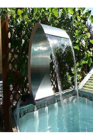 DEV PASLANMAZ 600x1000 mm Lüks Model Havuz Şelale AISI 316