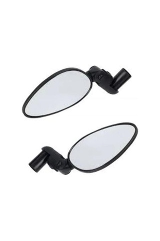 Bisiklet ve Scooter Aynası Geniş Dikiz Ayna Siyah Sağ Sol Takım