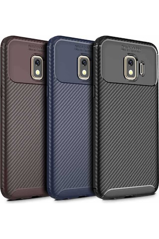 Samsung Uyumlu Galaxy J2 Core Kılıf Karbon Silikon Case
