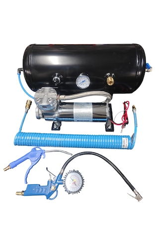 12 Volt Hava Kompresör Seti + Hortum Ve Tabancalar 12 Volt Hava Kompresör Seti + Hortum Ve Tabancalar