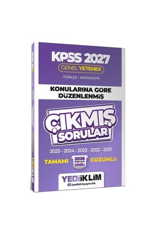 Yediiklim 2027 Kpss Genel Kültür Tarih-coğrafya-vatandaşlık Çıkmış Sorular Son 6 Yıl Konularına Göre Çözümlü