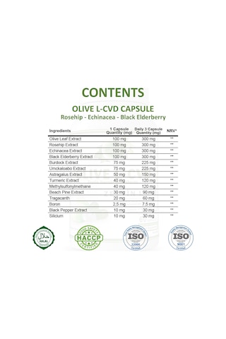 Gökçek Şifa Zeytin L-KVD (Olive L-Kvd Capsule) 60 Kapsül