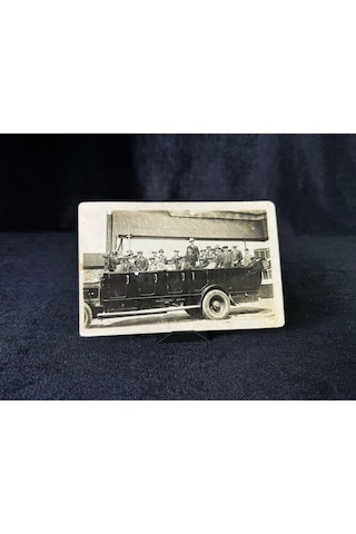 1900'lı Yılların Başından Daimler Y Charabanc C. W. Guyne Central Studios Clacton On Sea Kartpostal Teşhir Ürün