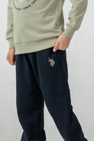 U.S. Polo Assn. Erkek Çocuk Baskılı Yeşil Uzun Kol Eşofman Takımı Us2607-c-v2 Us2607-c-v2