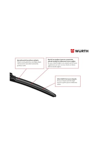 Würth Muz Silecek Takımı Opel Combo 2012-2017 İle Uyumlu 59294523