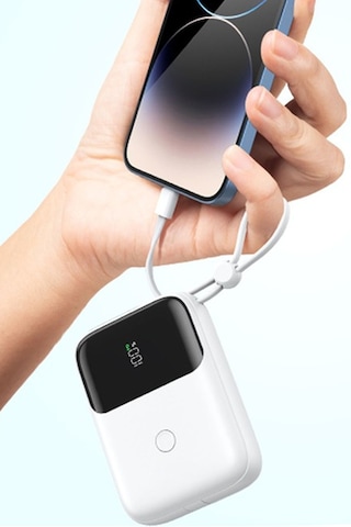 Thentech 1000mah Telefon Tablet Powerbank Küçük Taşınabilir Küçük Güçlü Portatif Powebank Beyaz