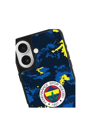 X Dekomus Lisanslı Fenerbahçe Apple iPhone Uyumlu 16 Army Premium Telefon Kılıfı "dekomus Cep Defteri "