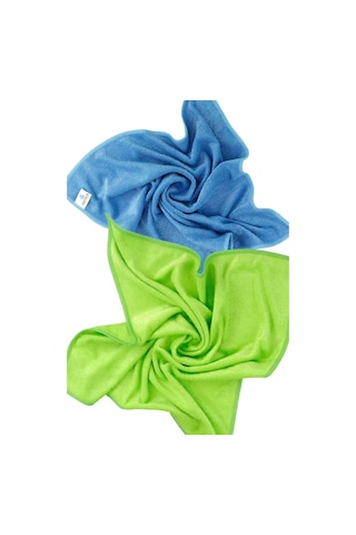 Parlak Dokulu 2li Mikrofiber 70x50 cm Genel Temizlik Bezi