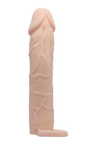 Odins Shop 6 CM Dolgulu Realistik Uzatmalı Penis Kılıfı Dildo Ten Rengi Penis