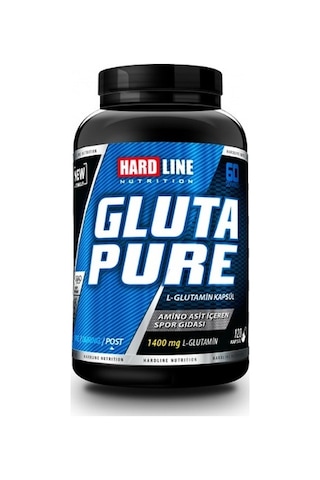 Hardline Glutapure L-Glutamine 120 Kapsül Glutamin
