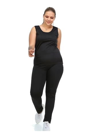 Pastimore Termal Sauna Takım Atlet Tayt Siyah