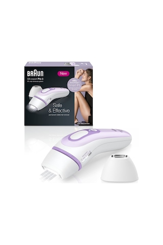 Braun Silk Expert Pro3 PL3111 300.000 Atımlı 2 Başlıklı Yeni Nesil IPL Tüy Alma Cihazı