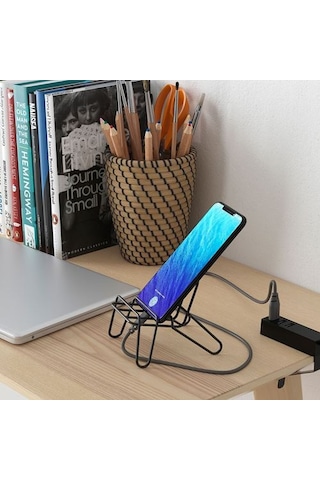 Ikea Krubbet Telefon/tablet Standı, Siyah