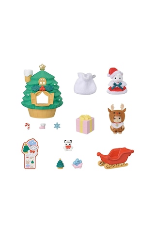 Bebek Noel Baba Nın Yılbaşı Ağacı Evi