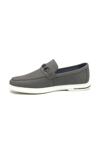 Lisan Sohes Lisans Shoes 245 %100 Hakiki Deri Erkek Günlük Ortopedik Rahat Yazlık Casual Ayakkabı Yeni Sezon 40-44 Gri Nubuk