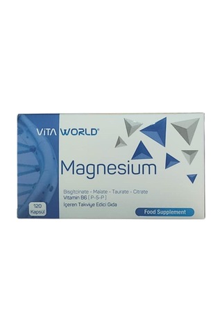 Vita World Magnesium Bisglycinate 120 Tb