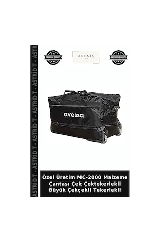 Özel Üretim Mc-2000 Malzeme Çantası Çek Çektekerlekli Büyük Çekçekli Tekerlekli