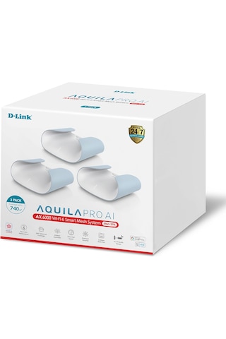 D-Link M60 Aquila Pro Aı AX6000 Wi-fi 6 Smart Mesh Router