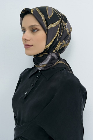 Armine Saf İpek Sura Eşarp-2026 İlkbahar-yaz- 953100d Siyah