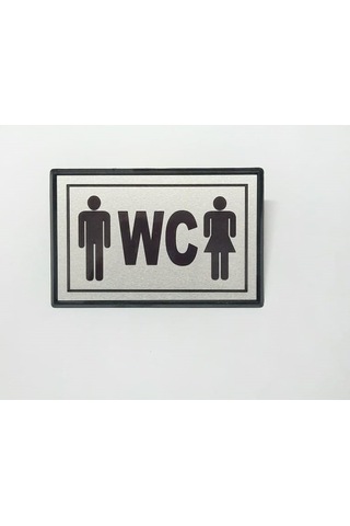 Büyük Boy Ortak Wc Yönlendirme Tabelası 13 X 8 Cm Bay-bayan Hmngoxxtptprp