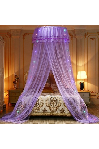 Monyee Küçük Yuvarlak Pembe Kaldırım Sütunu Moskitoya, Kolay Kurulum, Üniversite Yatak Odası İçin, 60-150 Cm Yataklar İçin Uygun, Dayanıklı Malzeme