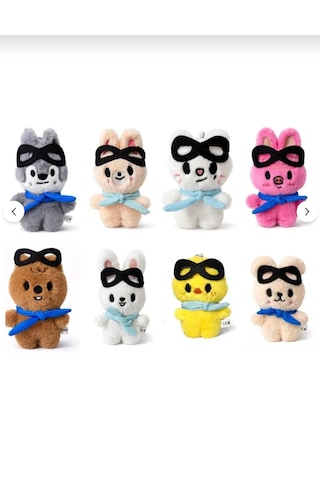 Pepikon Straykids Dawekki Pilot Peluş 10cm Skzoo Anahtarlık Pembe