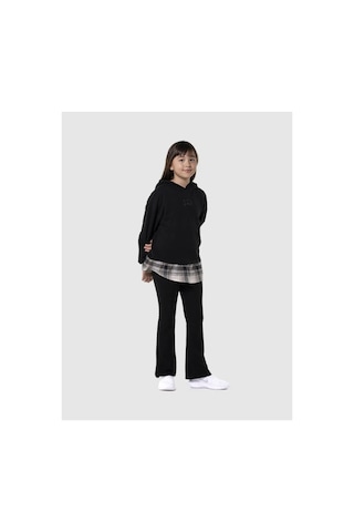 Gap Kız Çocuk Streç Jersey Legging Flare Tayt Siyah