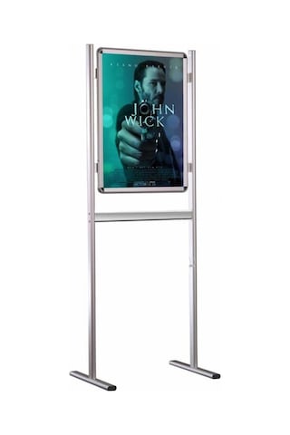 B2 50X70Cm Alüminyum Tek Taraflı Kaldırım Reklam Poster Pano