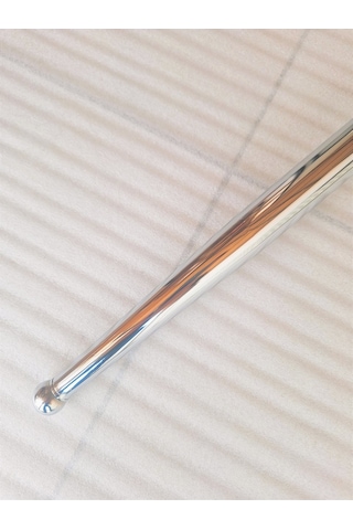 1 Adet-45cm Metal Konik Ayak-sehpa Ayağı-gümüş Renk Kaplama