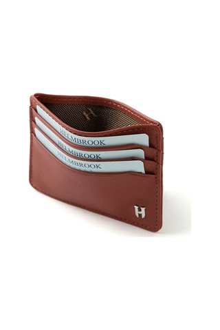 Drew Erkek Deri İnce Tasarım Kartlık Taba