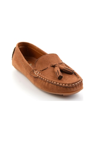 Bambi Taba Kadın Loafer Ayakkabı K01309000672 Taba