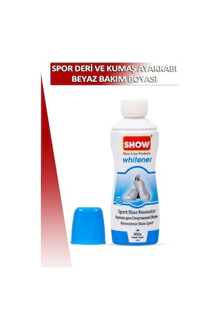 Show Spor Deri Ve Kumaş Beyaz Ayakkabı Bakım Boyası 75 Ml