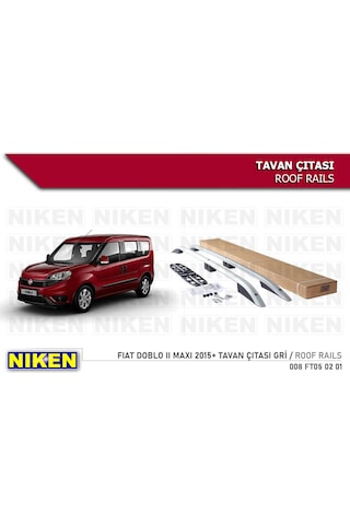 Fiat Doblo 3 Gri Renk 2015-2023 Tavan Çıtası Ürün Port Ba