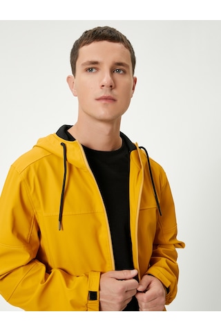 Koton Mevsimlik Ceket Slim Fit Fermuarlı Sarı 5wam20065hw Sarı