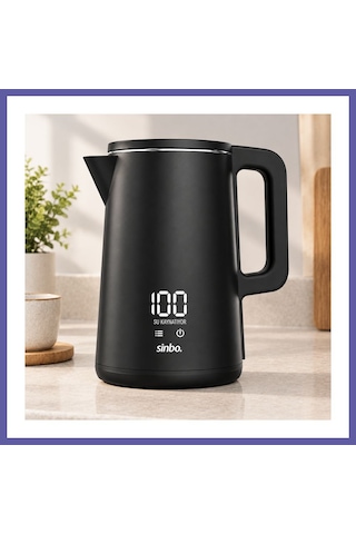 Bezos 1.8l 1500w Dijital Kablosuz Su Isıtıcı - Dokunmatik Ekran Nıda